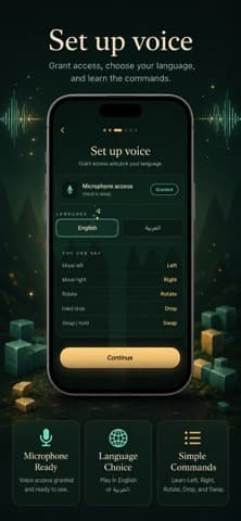 A RuneDrop realm screen showing one of the game's themed worlds